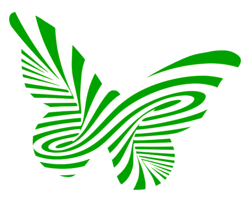 zwerfie logo vlinder